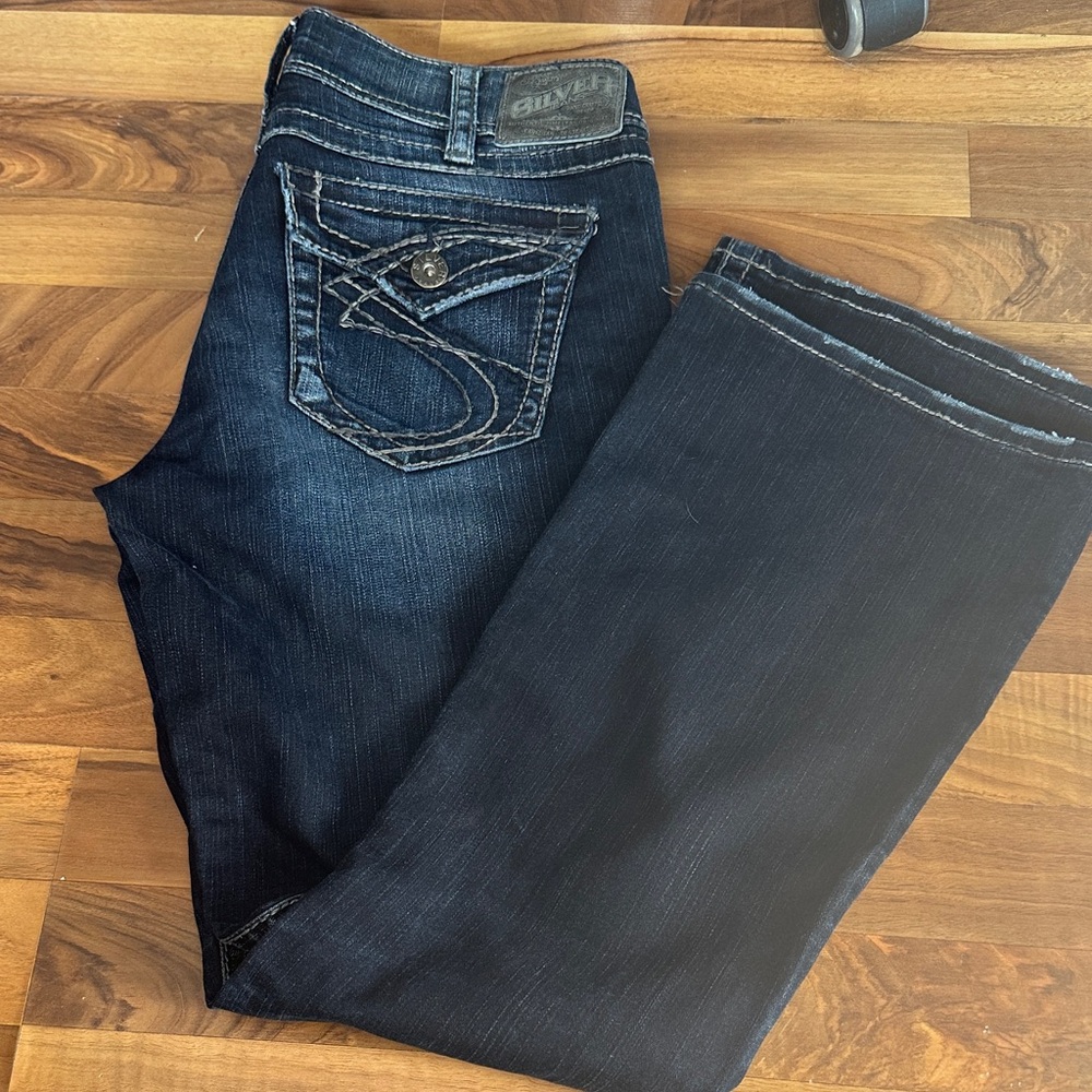 Silver Jeans Dark Blue Boot Cut Women's Jeans